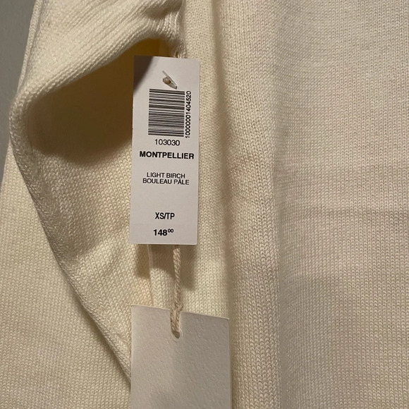 NWT Aritzia Wilfred Montpellier Turtleneck Light Birch XS - Picture 7 of 10